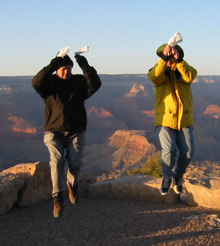 Colemen at the Grand Canyon